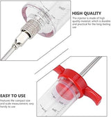 Meat Syringe With 3 Marinade Injector Needles For Chicken Or Turkeys