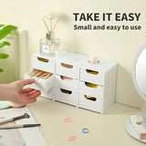 Chic 3-Tier Desk Organizer with Drawers