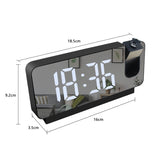 LED/USB Digital Desktop 2 Function Alarm Clock With Time Projector.