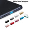2Pcs 15PM Metal Dust  USB Type-C Protection Cap For iPhone 15 Pro Max 15Plus