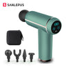 SANLEPUS Portable USB/ LCD deep tissue percussion massage gun for aching muscles.