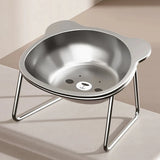 Raised Stainless Steel Pet Bowls