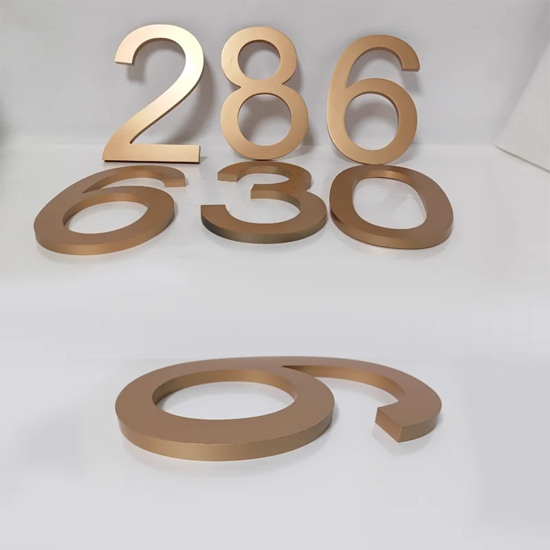 Outdoor  8 Inch Silver/Black 20cm Letters Or Numbers 0-9 For House Address