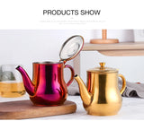 Stainless Steel Tea Pot With FIlter