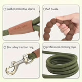 Heavy Duty Durable Rope Leash With Soft Handle for Small, Medium Pets