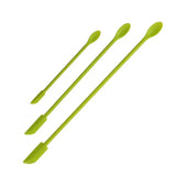 3-Piece Cosmetic Silicone Bottle Mini Scraper