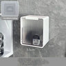 Wall Mounted Qtip Cotton Ball Floss Canisters With Lids