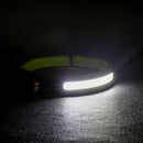 USB Rechargeable LED Head Lamp with built-in 1200mah battery .