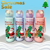 3D Printed 700ml Christmas Water Bottle With Plastic Water Cup