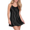 Women's Satin Nightdress With Spaghetti Straps.