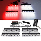 4X6 Wireless Remote Led Car Grid Emergency Lights
