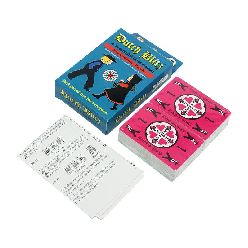 The Original Fast Paced Card Dutch Blitz Game Contains 160 Cards