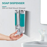 350ml Hand Soap/Shampoo Wall Mount Dispenser