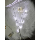 1 PC Battery Operated 20 LED  White Birch Branch Lights