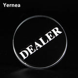 Texas Holdem Crystal DEALER Poker Chips
