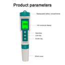 Digital PH Meter 10 in 1 Water Quality Monitor Tester PH/EC/TDS/Salinity/Thermometer Multi-parameter Testing Meter