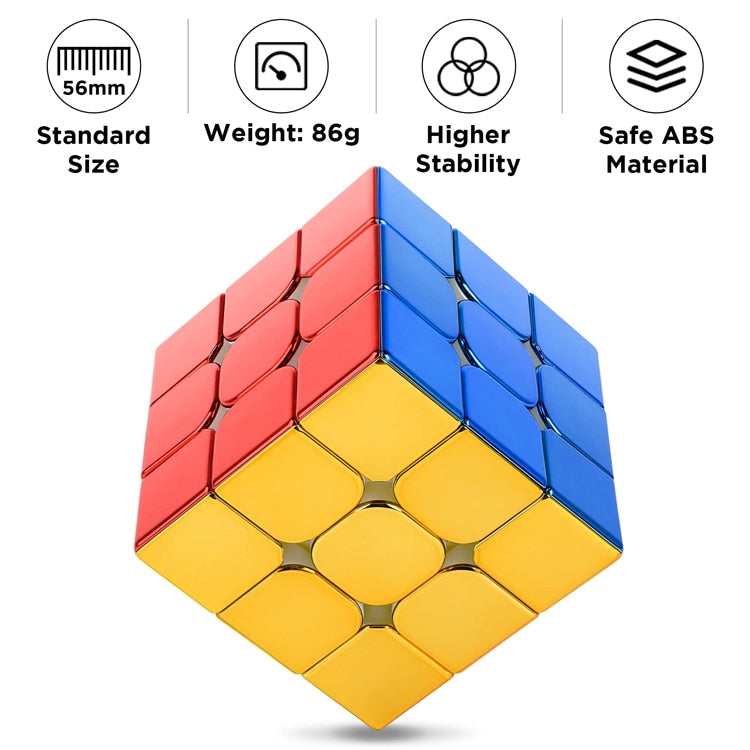 Cyclone Boys Plating 3x3x3 2x2 Magnetic Magic Puzzle Cube.