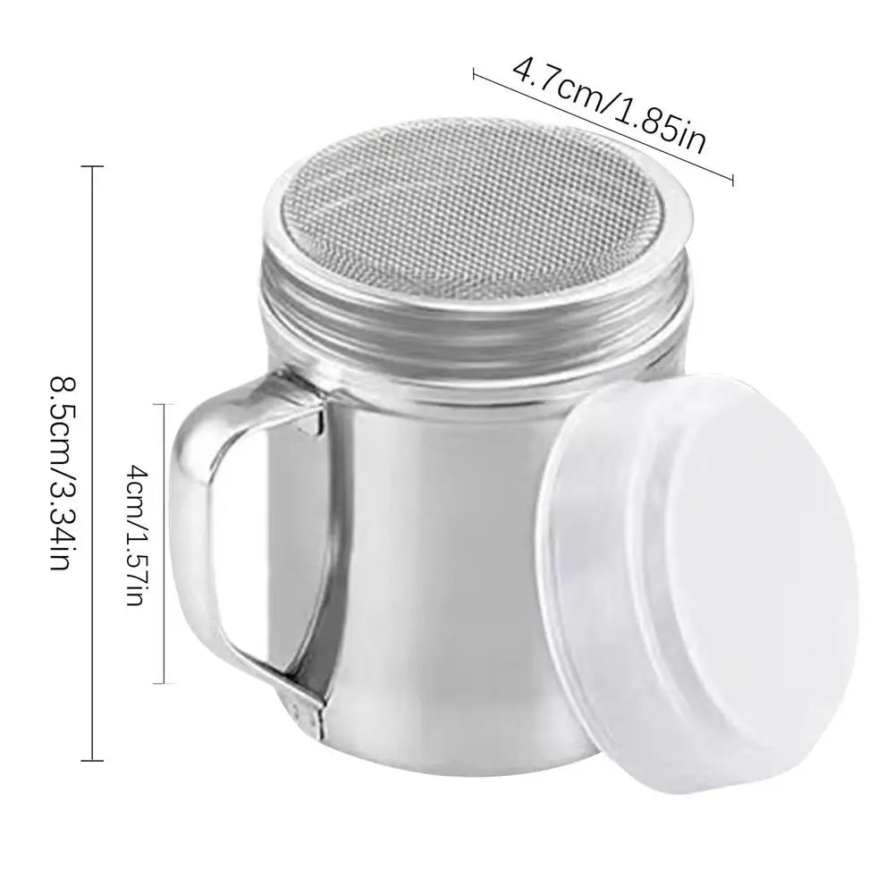 Stainless Steel Shaker With Handle For Mixed Herbs Or Salt And Pepper