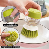 Soap Dispenser Dish Brush With Drainage Base
