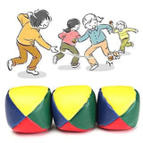 PVC 3 Or 6 Leather Juggling balls filled With Sandbag