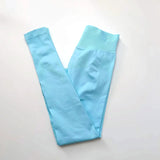 NCLAGEN Low Ribbed Band Seamless Scrunch Bum Impact Leggings