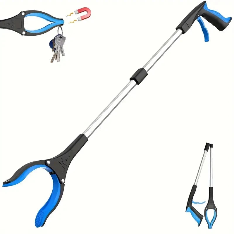 1pc 32" Folding Wide Claw Garbage Picker Tool