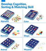 Montessori Toddler Busy Board For Educational Activity Motor Skills