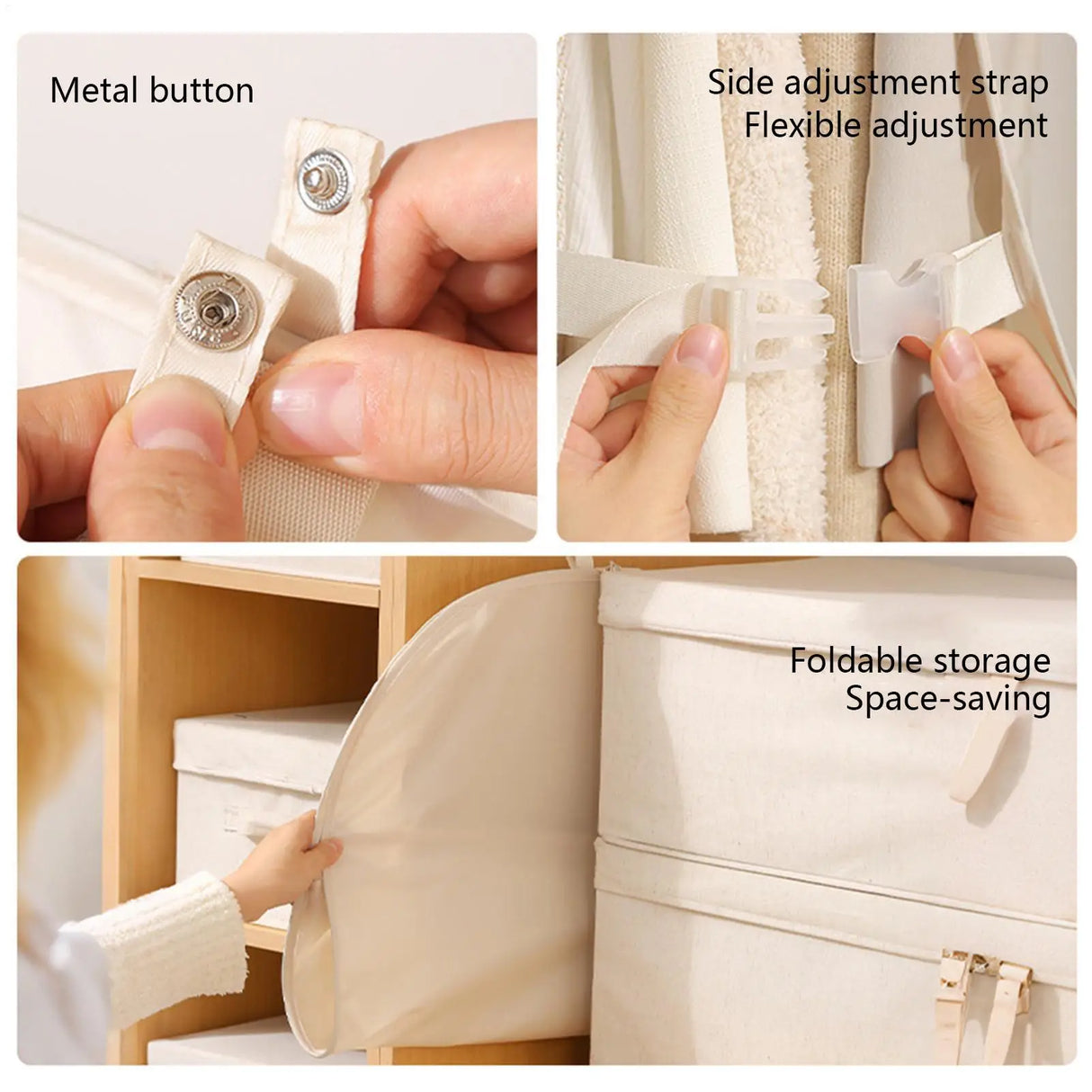 Vacuum Compressed Adjustable Seasonal Storage Organizer For Suits Coats Or Sweaters