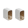2PCS Flip-top Wall Mounted Toothbrush Rack