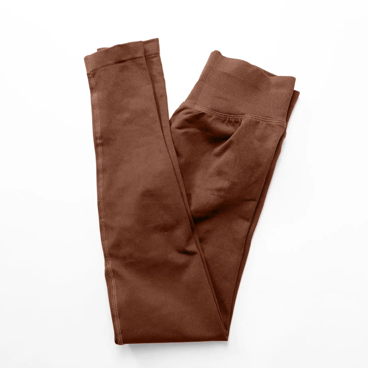 NCLAGEN Low Ribbed Band Seamless Scrunch Bum Impact Leggings