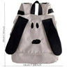 1 Pcs Canvas Backpack With Cute Dog