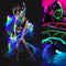 Led Multicolor Glowing Fiber Optic Disco Dance Light Whips with Multicolor Glowing light and 360° Swivel.