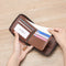 Men's Pu Leather Wallet With Zipper.