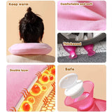 Soft Plush U-shaped Hot Water Bag for Neck