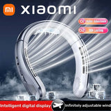Xiaomi 8000mAh USB Rechargeable LED Digital Display Neck Fan