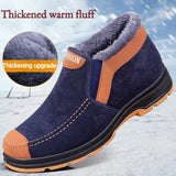 Men's Comfortable and Warm Walking Boots With Plush Insoles