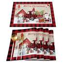 Christmas linen Table place mats