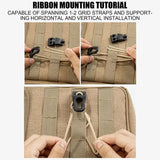 Adjustable Thick Elastic Rope Bag Expansion Strap With Quick Release Buckle
