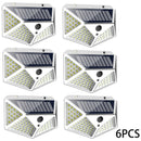 Waterproof 100 LED 2/4/8/10PCS Outdoor Solar Light, with motion sensors for garden and back yards.