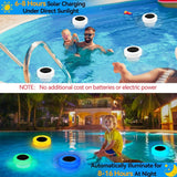 Solar Floating Chlorine 3 Inch Dispenser with Colorful Light