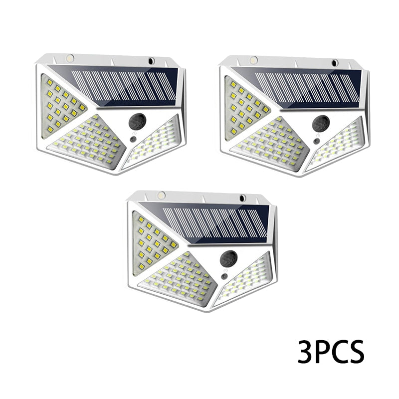 Waterproof 100 LED 2/4/8/10PCS Outdoor Solar Light, with motion sensors for garden and back yards.