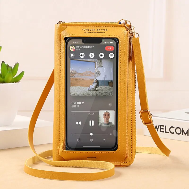 Women's Crossbody Touch Screen Cell Phone Purse.