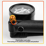 X-TIGER 25cm Portable High-pressure 300psi Bike Air Pump with Gauge