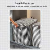 Large Capacity Folding Stackable Storage Boxes With Handles