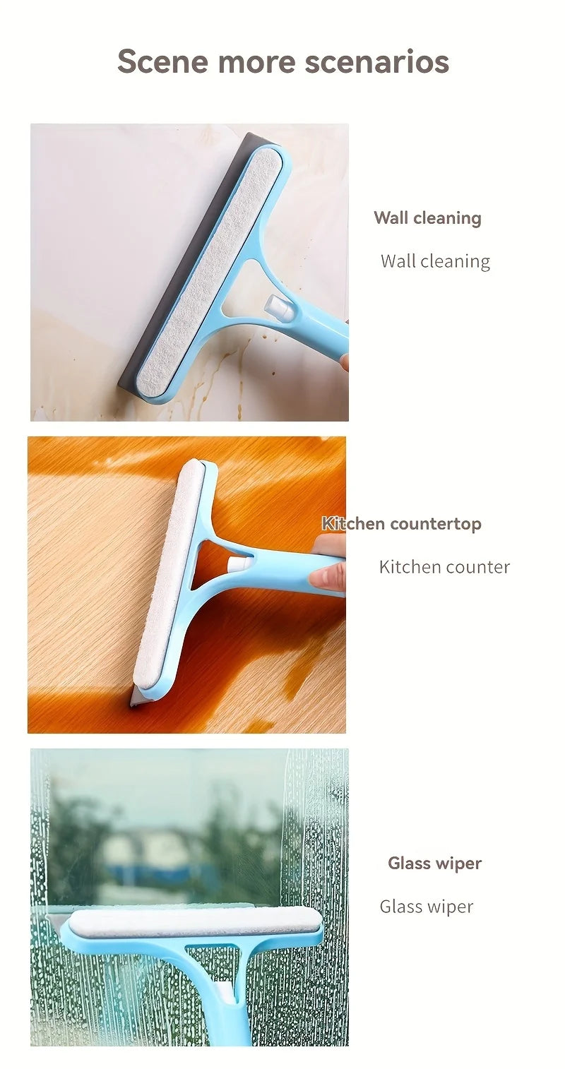 3-in-1 Water Wiper Squeegee For Shower and Glass Surfaces