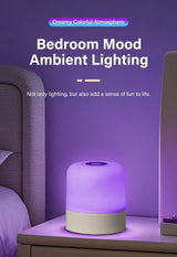Rechargeable Led Dimmable Multicolor Night Light with Remote Control Or Touch Switch