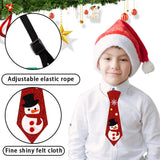 Christmas Felt Ties Or Headbands.