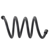 Black/Chrome Stainless Steel Flexible Shower Hose