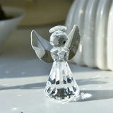 Crystal Christmas Angel Statue