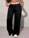 High Waisted Tummy Control Wide Leg Sweatpants